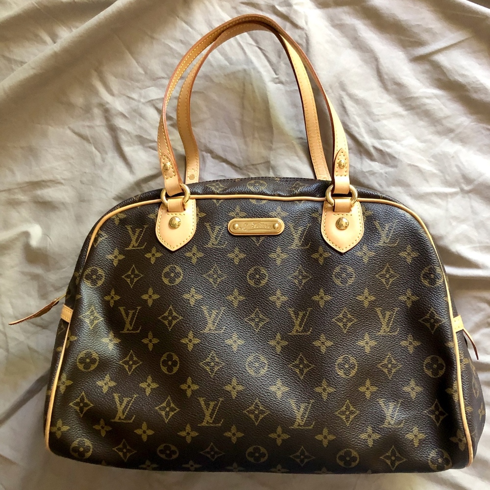 FINAL$$ - LOUIS VUITTON Monogram Montorgueil GM